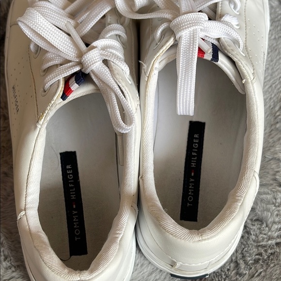 Tommy Hilfiger White Athletic Shoes - Picture 6 of 9